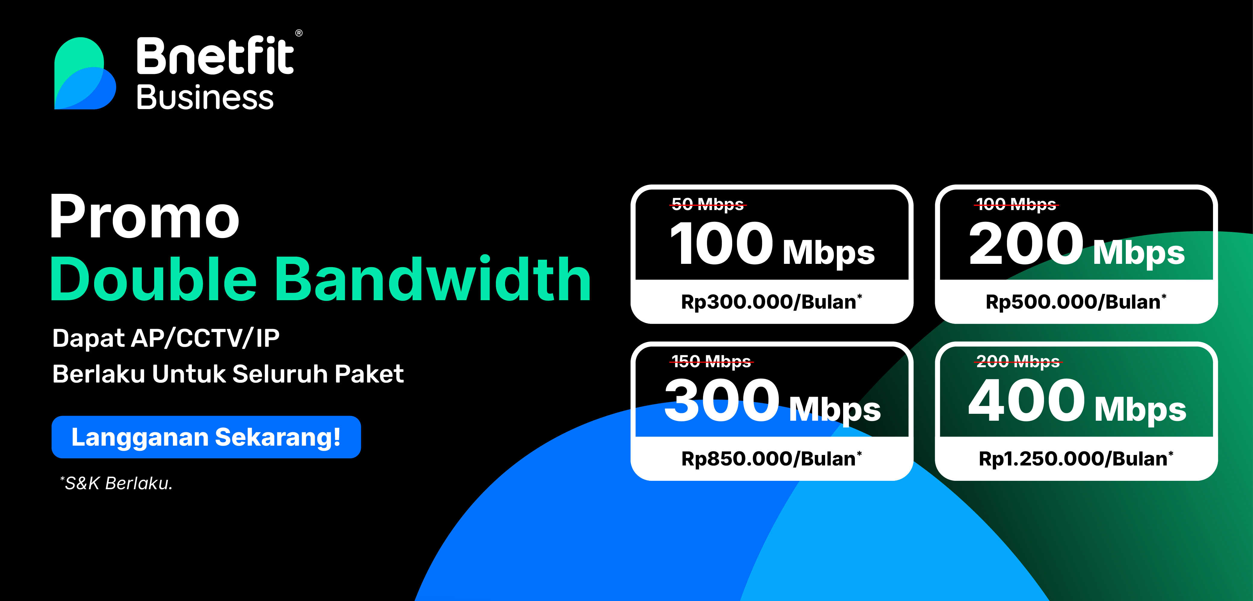 Double Bandwidth