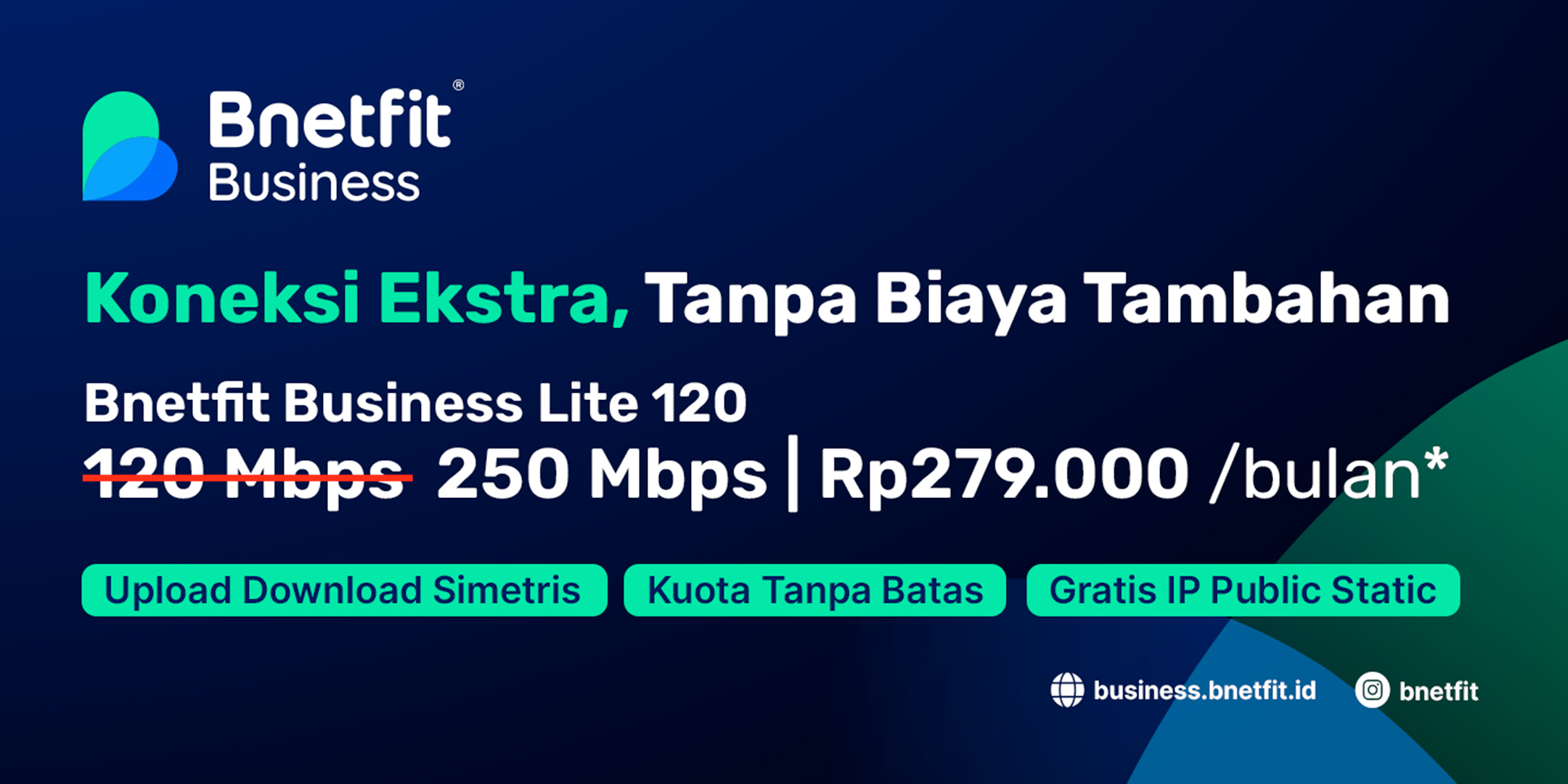 Free Upgrade Bandwidth dari Bnetfit Business